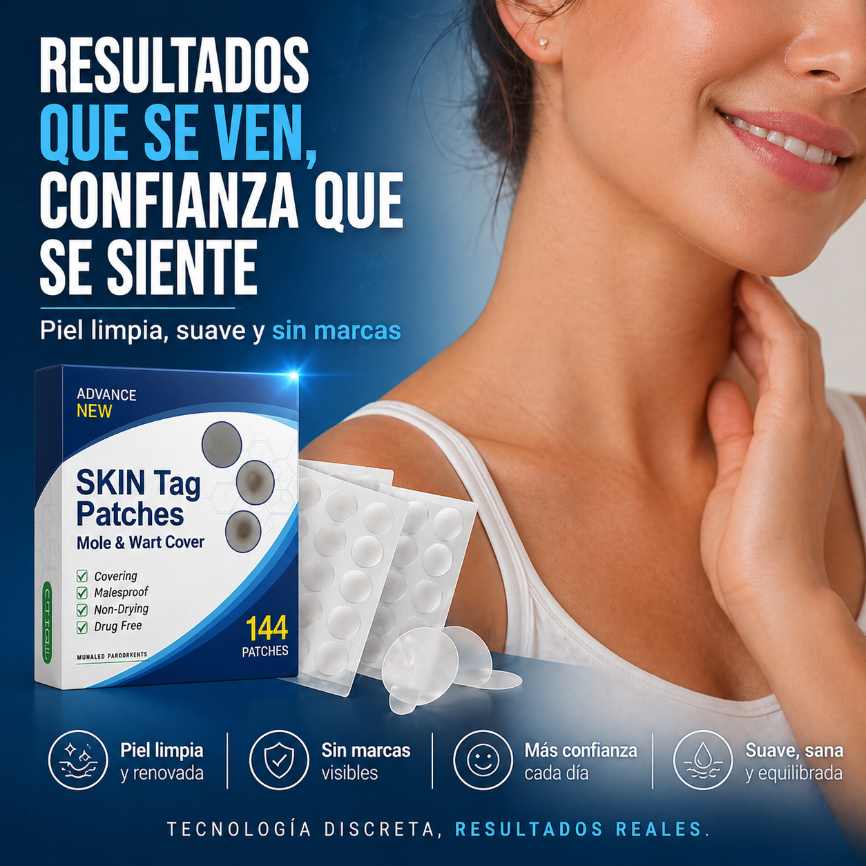 VerruClear™ Parches Inteligentes Anti-Verrugas