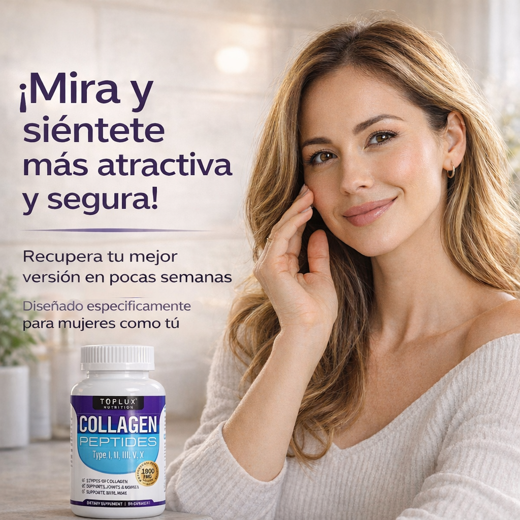 Collagen Peptides 5X™ — Recupera firmeza, apariencia y seguridad desde adentro
