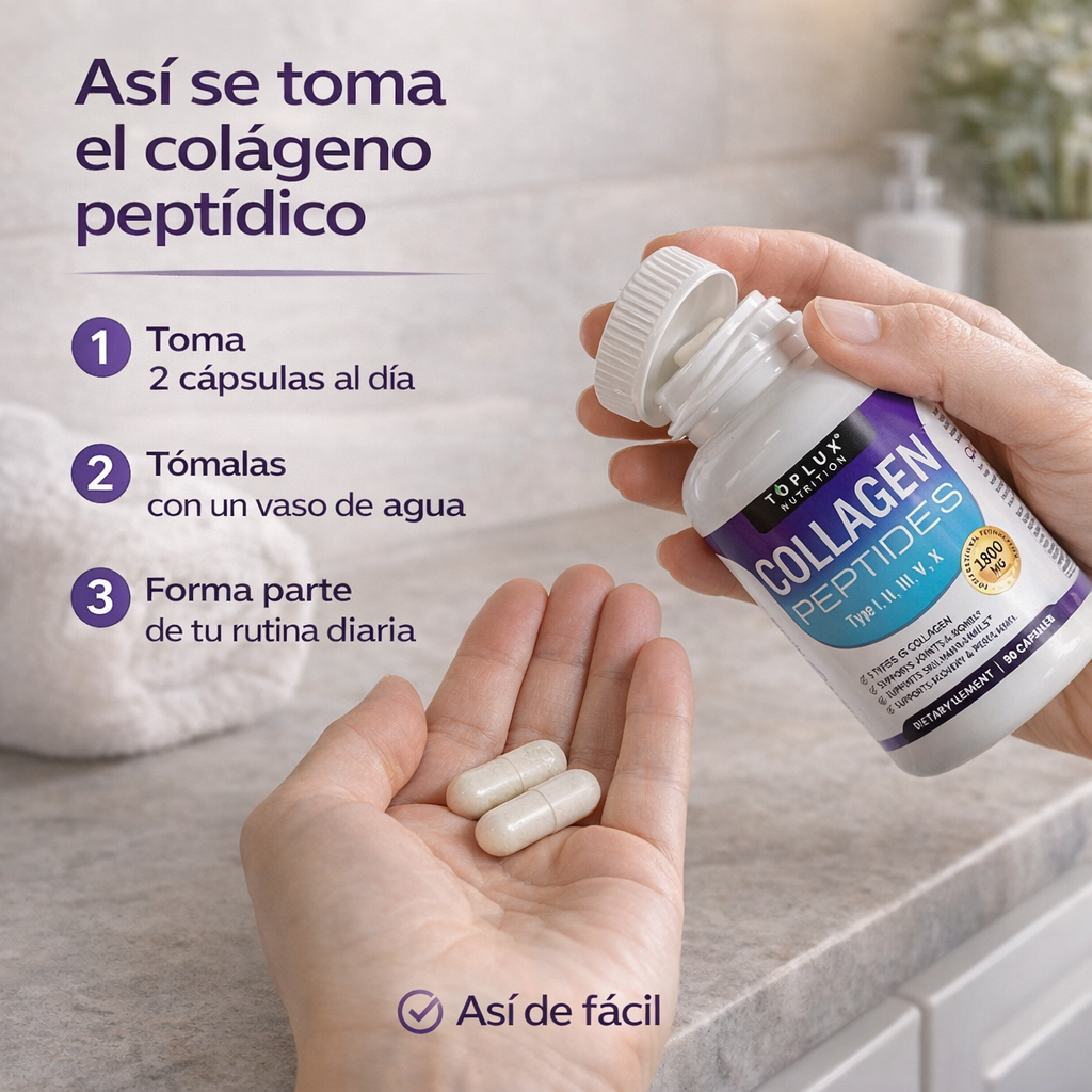 Collagen Peptides 5X™ — Recupera firmeza, apariencia y seguridad desde adentro