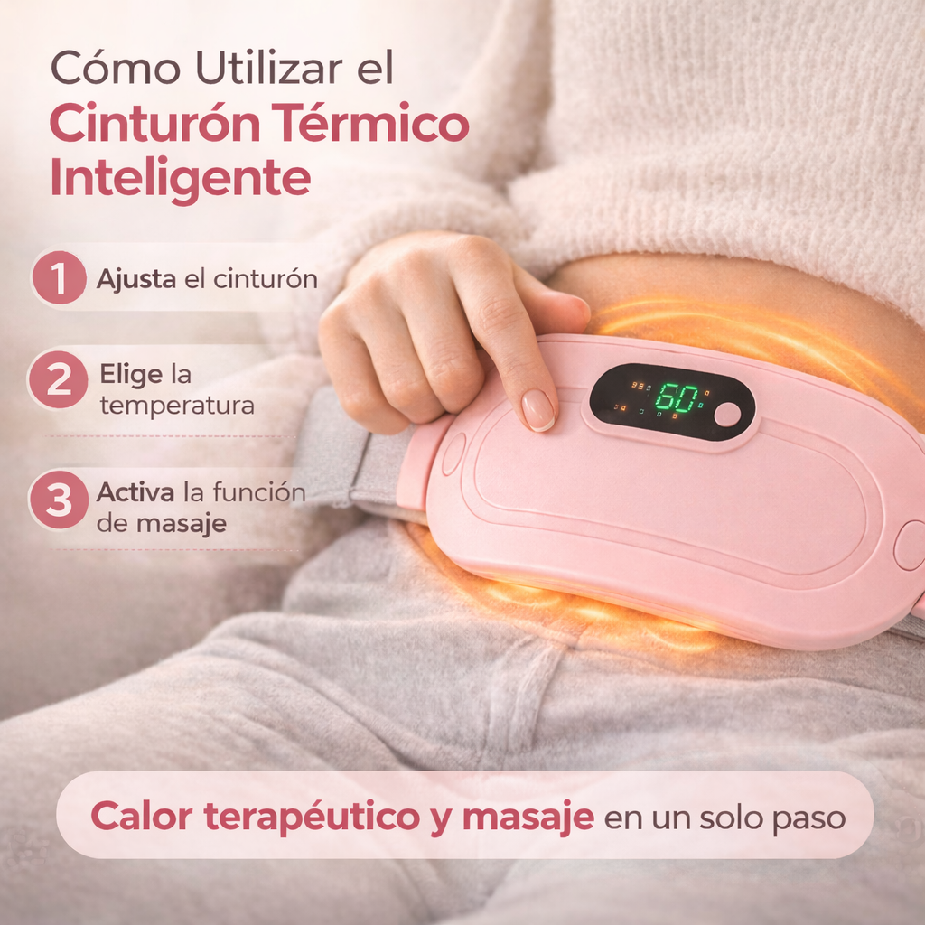 CalmaLuna™ –  El cinturón térmico que alivia el dolor menstrual❤️