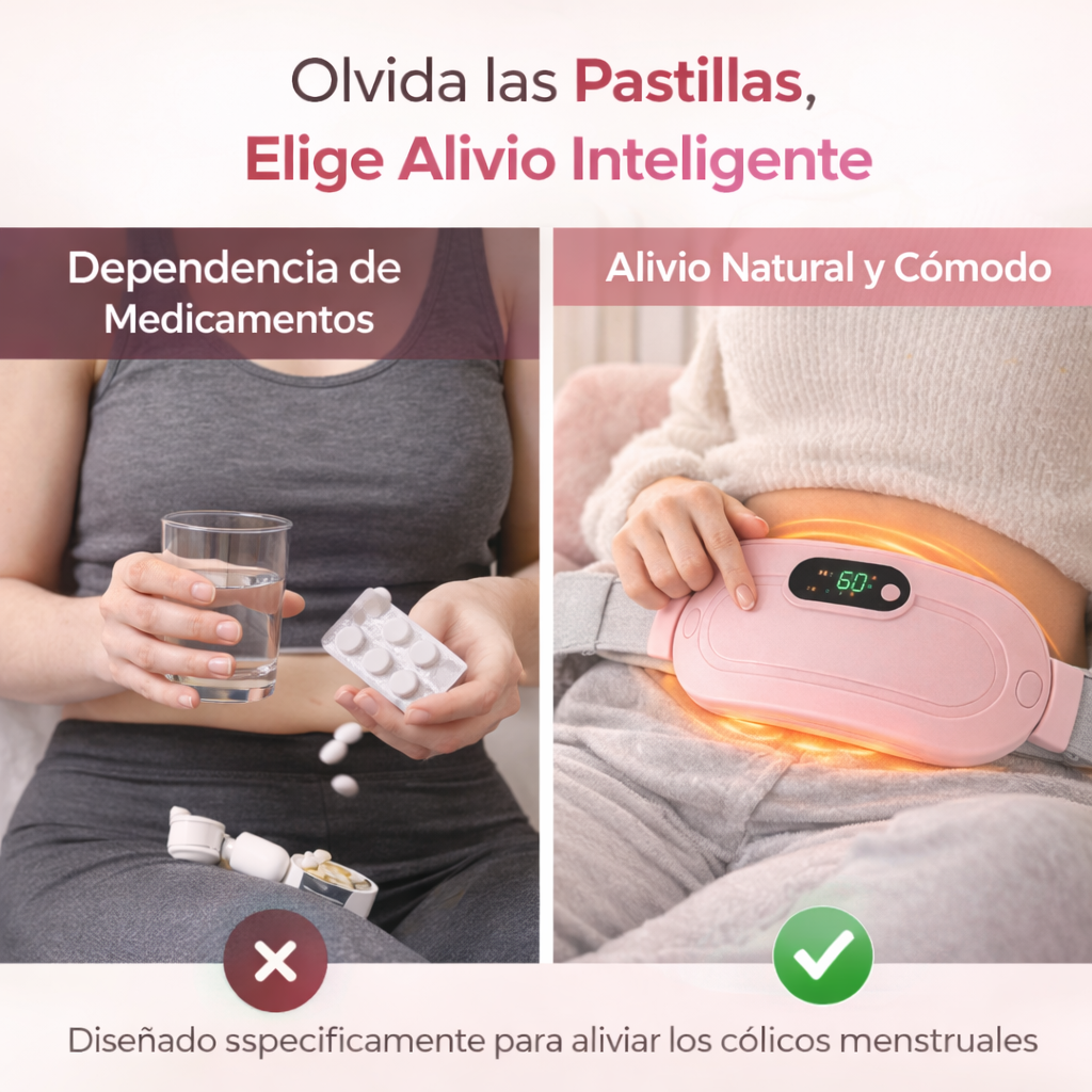 CalmaLuna™ –  El cinturón térmico que alivia el dolor menstrual❤️