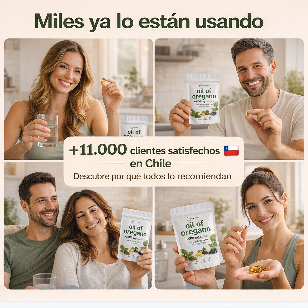 Aceite De Orégano 60 capsulas - Refuerza tu sistema inmune y mejora tu digestión de forma natural