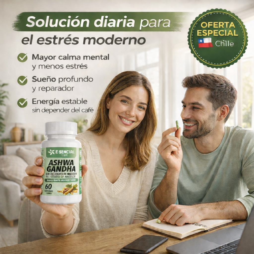 Ashwagandha - Fórmula natural para el equilibrio del estrés diario