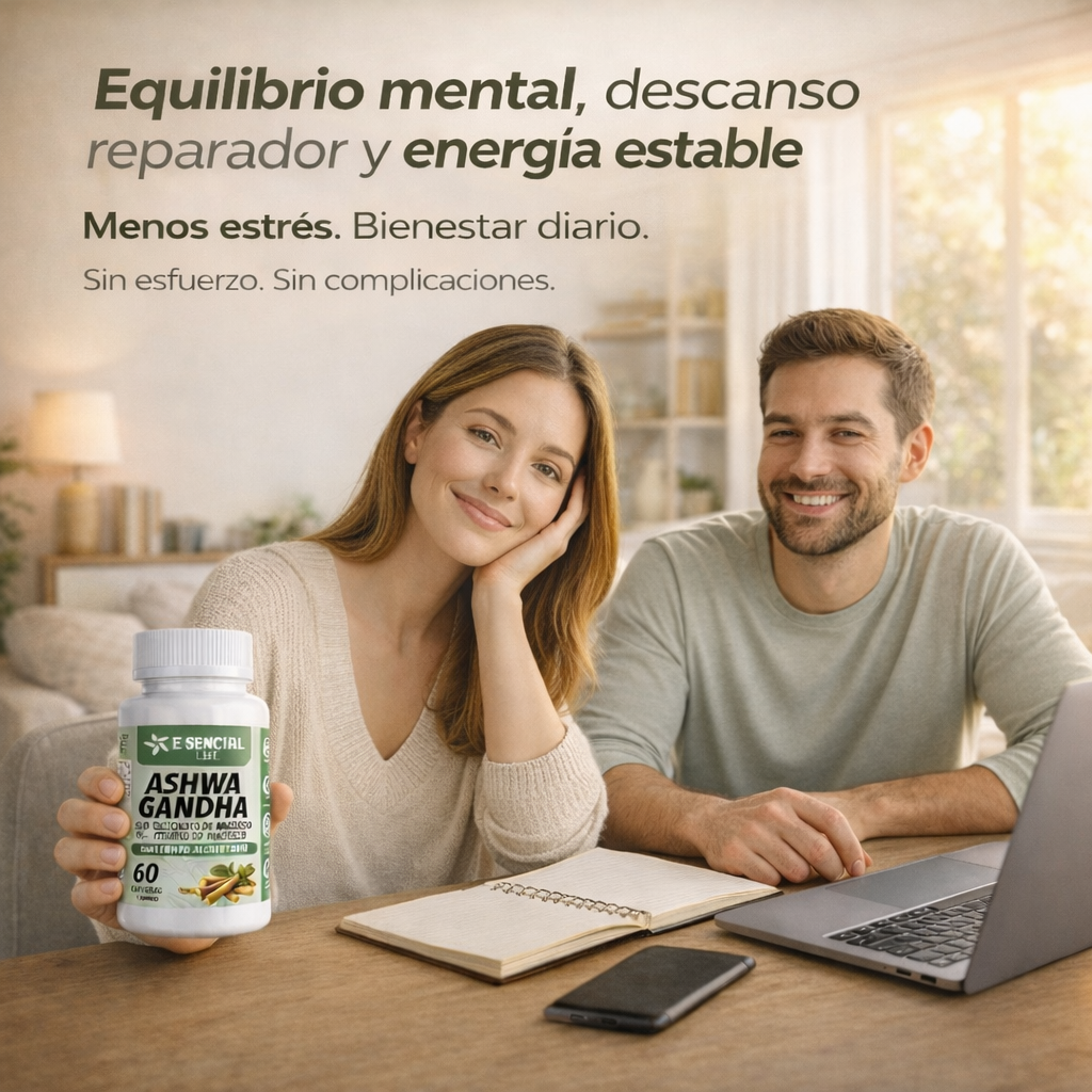 Ashwagandha - Fórmula natural para el equilibrio del estrés diario