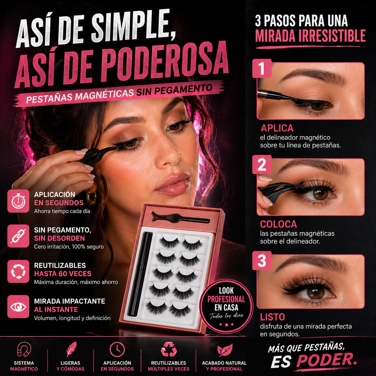 LashPro™ Kit Magnético Reutilizable