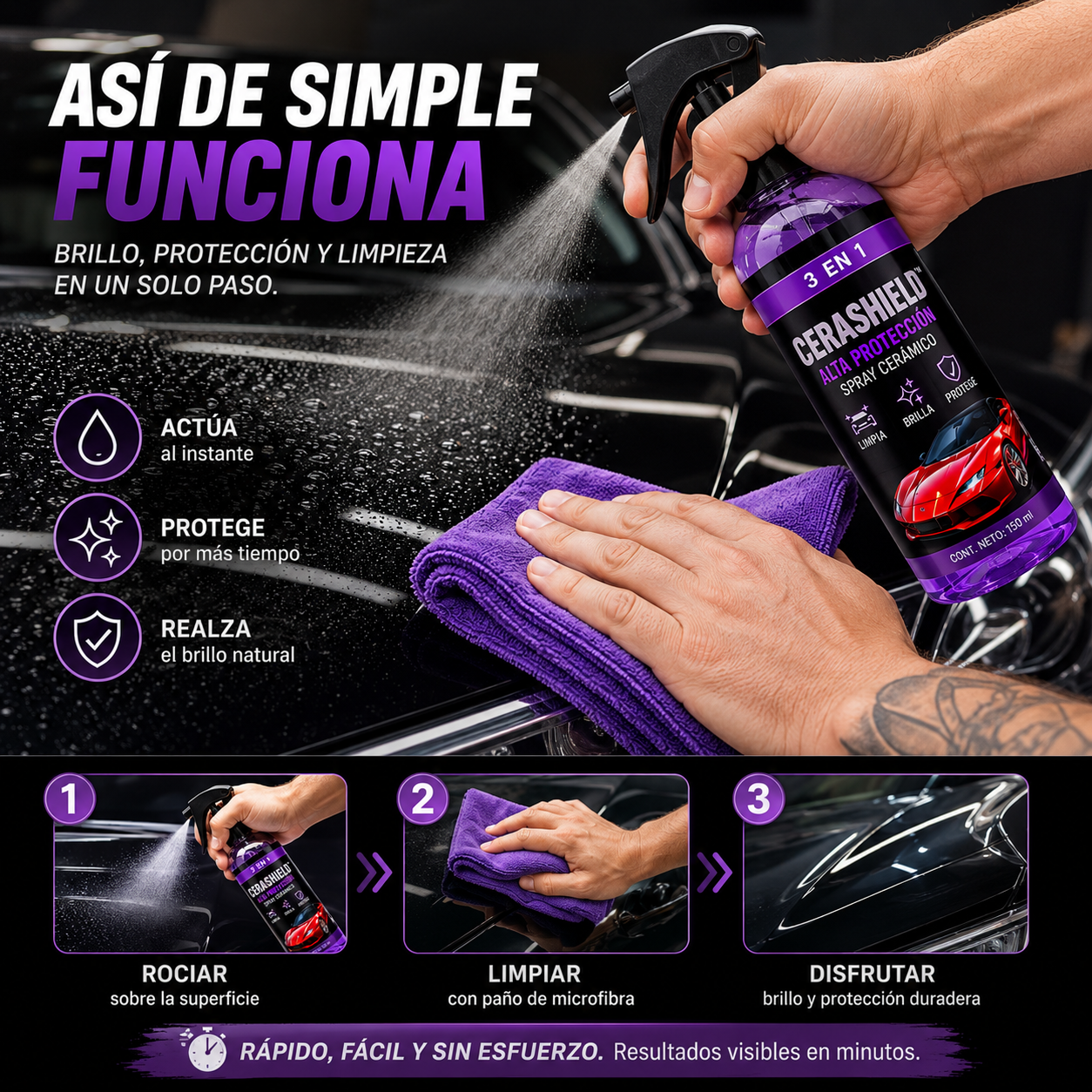 CERASHIELD™ 3 EN 1 - 150 ml
