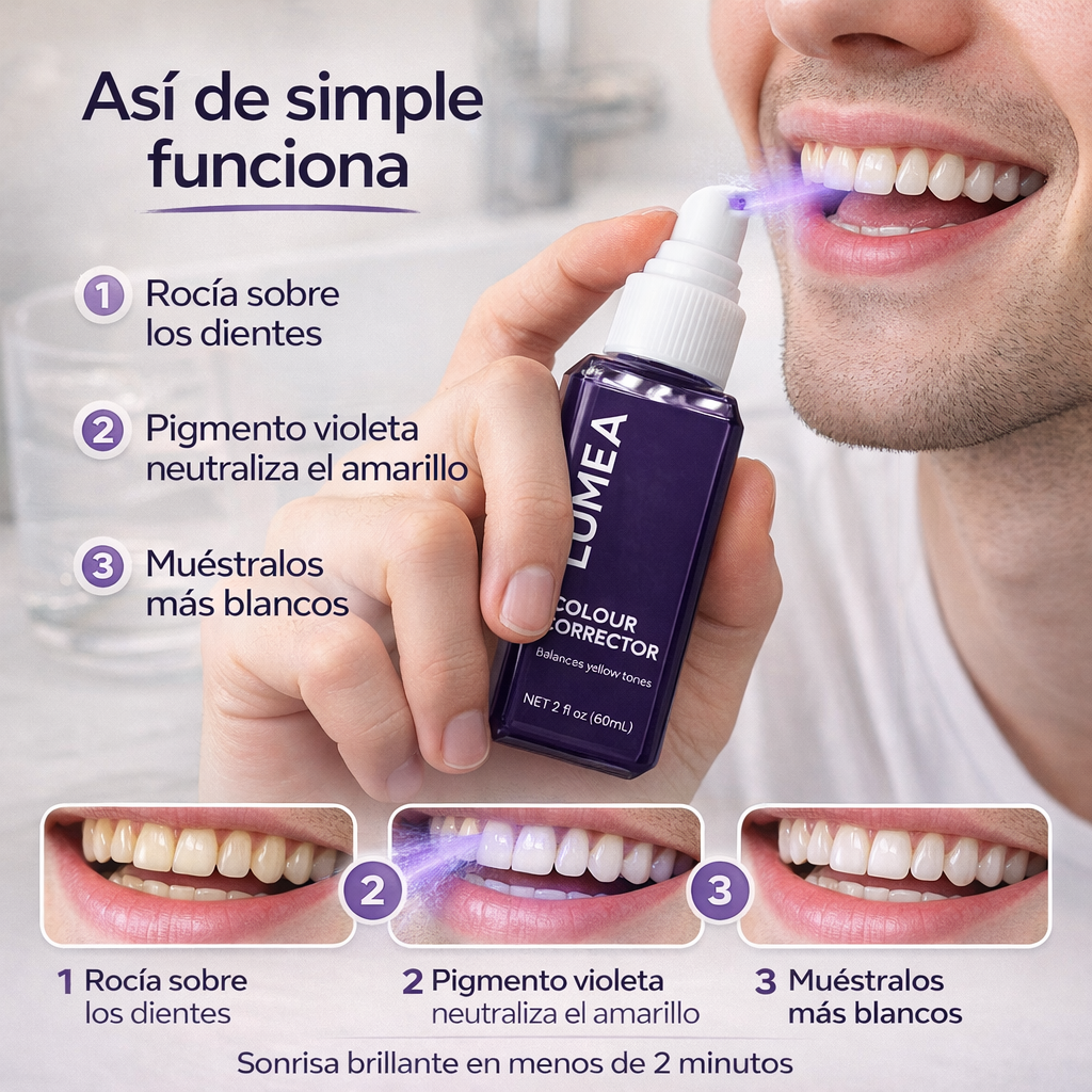 LumeaSmile™ Blanqueador Dental Violeta Instantáneo