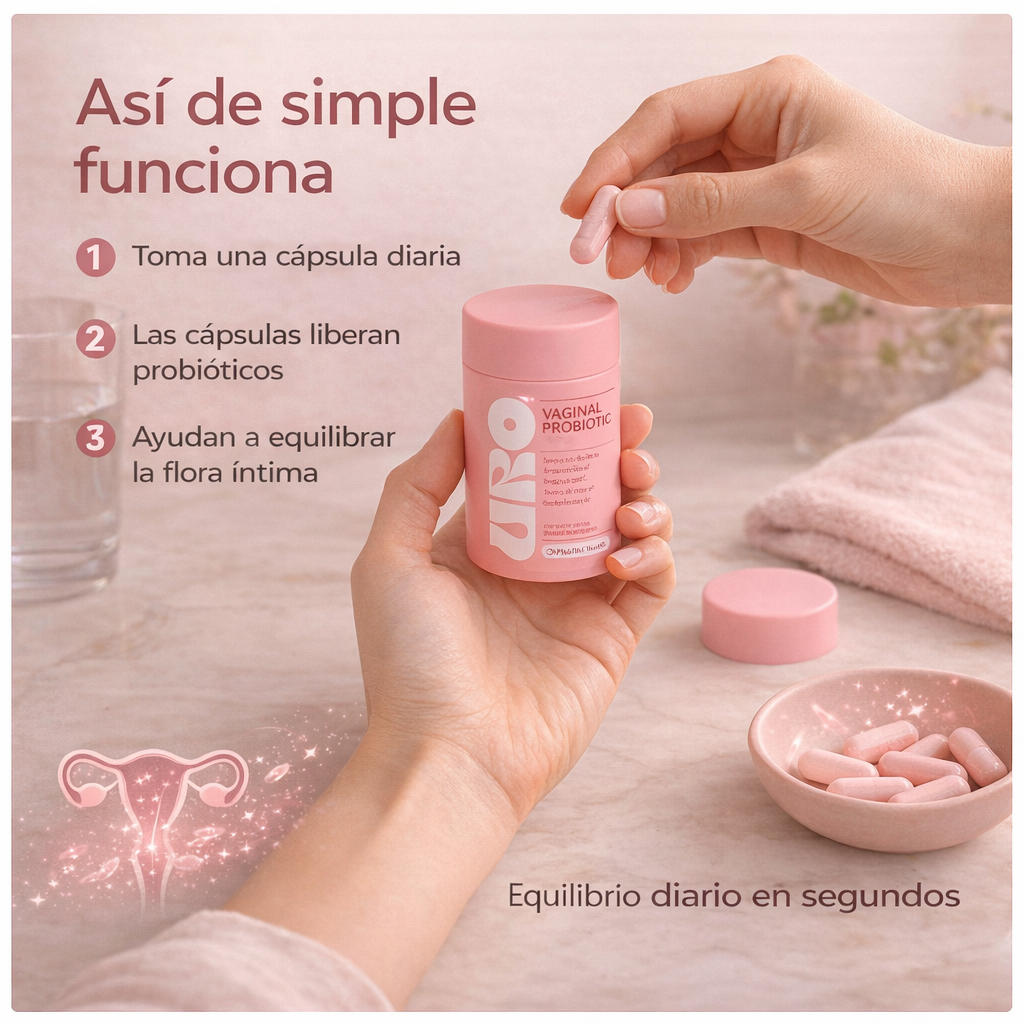 UroBalance™ Flora Íntima  Probiótico Vaginal & Urinario Avanzado