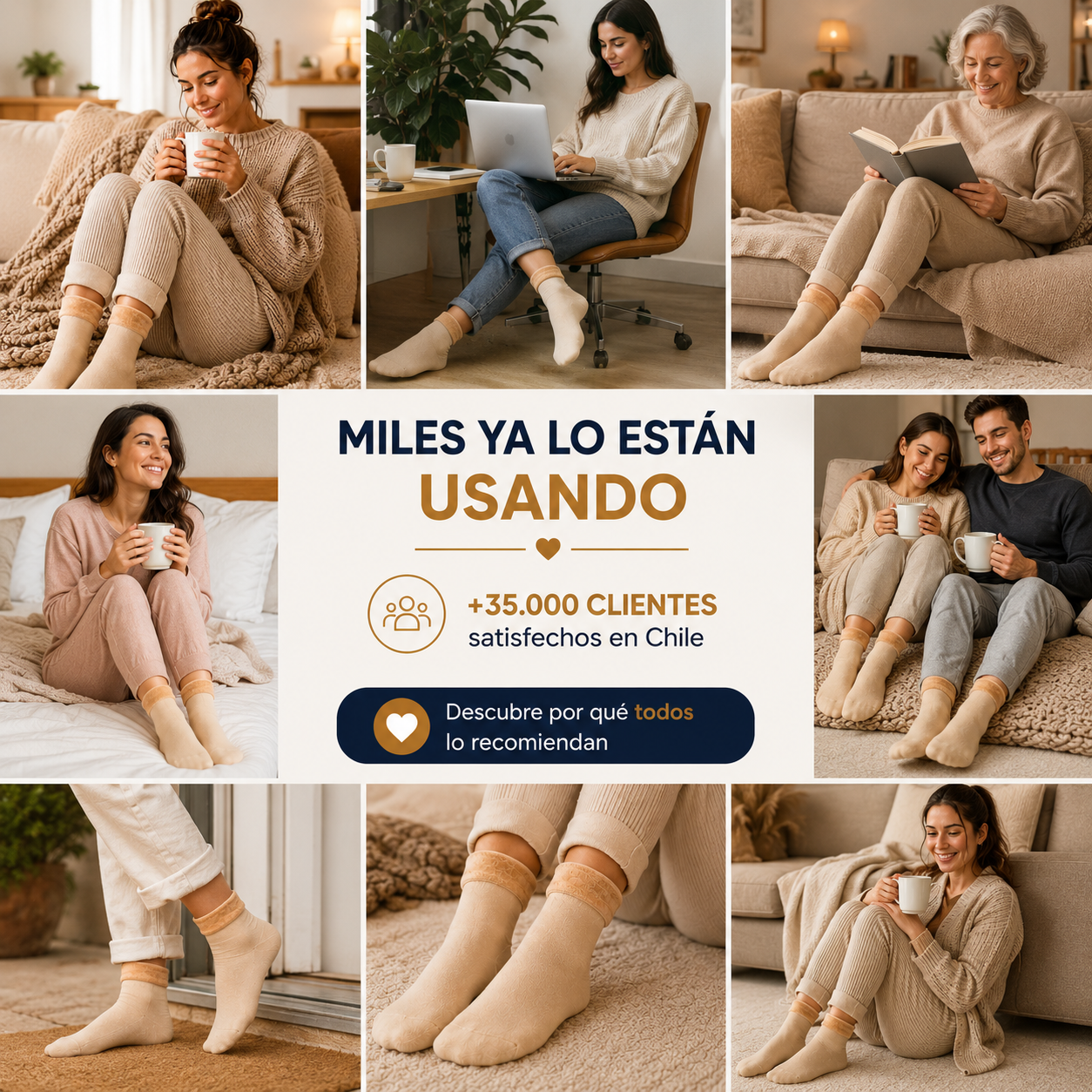 ❄️ ThermoSoft™ Socks Pack Térmico Anti-Frío Invierno