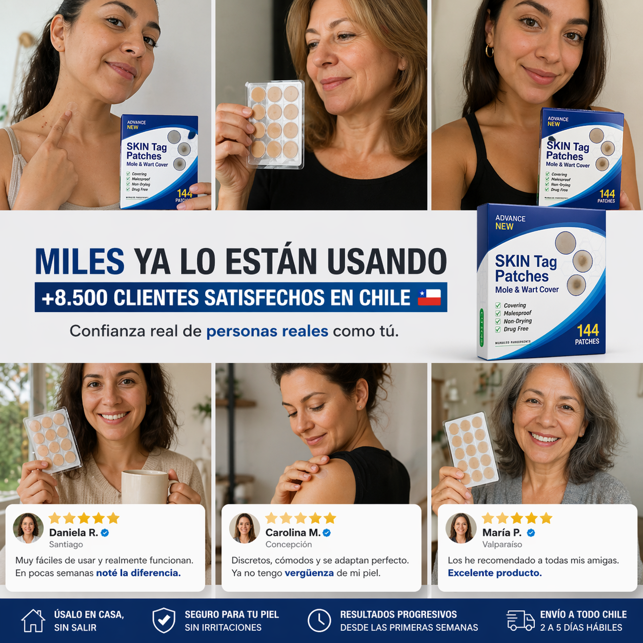 VerruClear™ Parches Inteligentes Anti-Verrugas