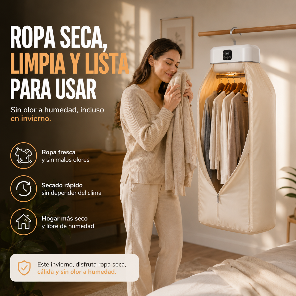 HumiZero™ - Secadora Portátil Anti-Humedad