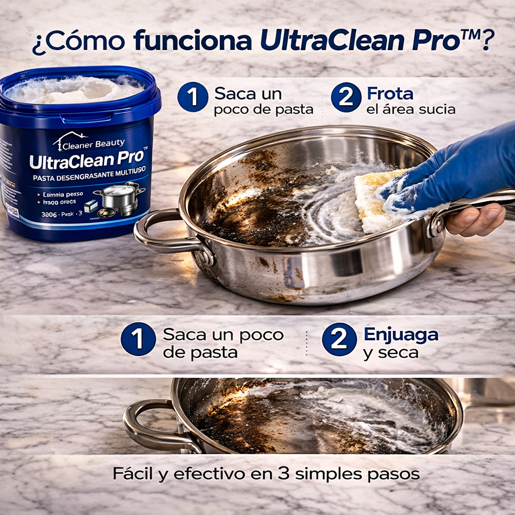 UltraClean Pro™ – Pasta Limpiadora Multiusos.