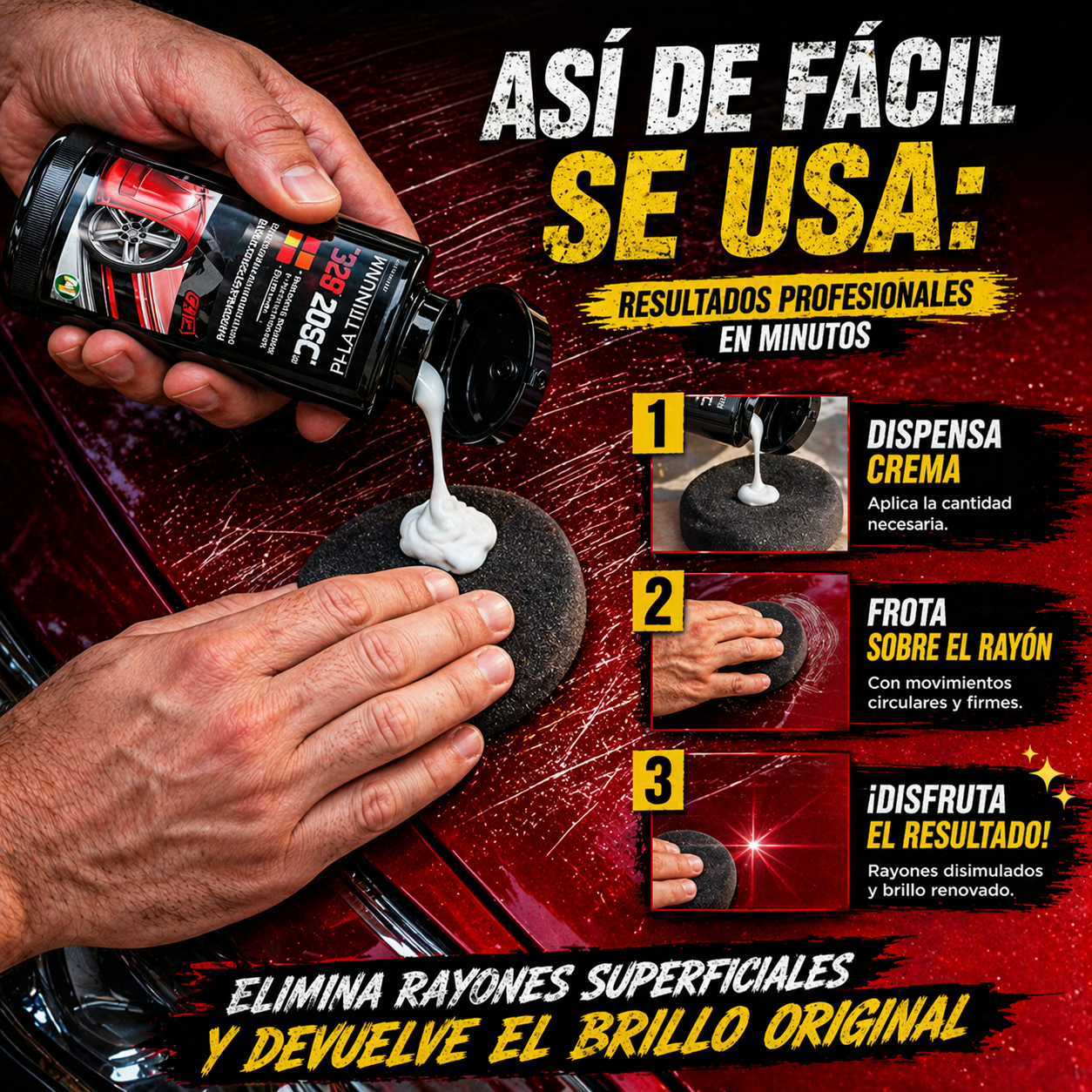 AutoRestore Pro™ – Crema Reparadora de Rayones